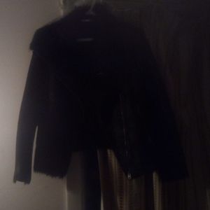 Armani exchange fur coat